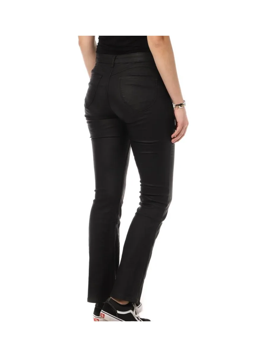 Pantalon Noir Enduit Femme Monday Premium 971 3