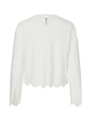 Blouse Blanche Femme Pieces Salmina 2