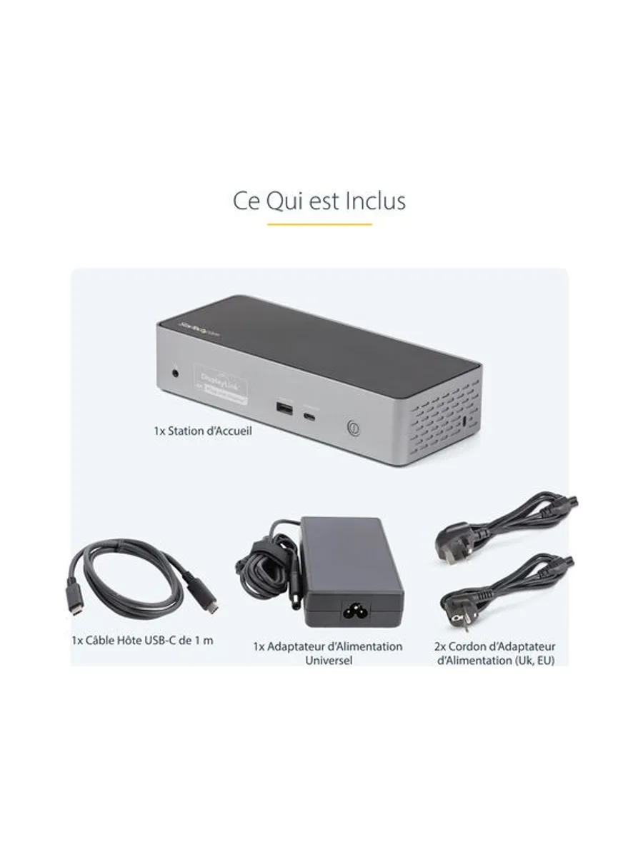 USB-C Dock - 4K Quad Monitor - 100W PD 14