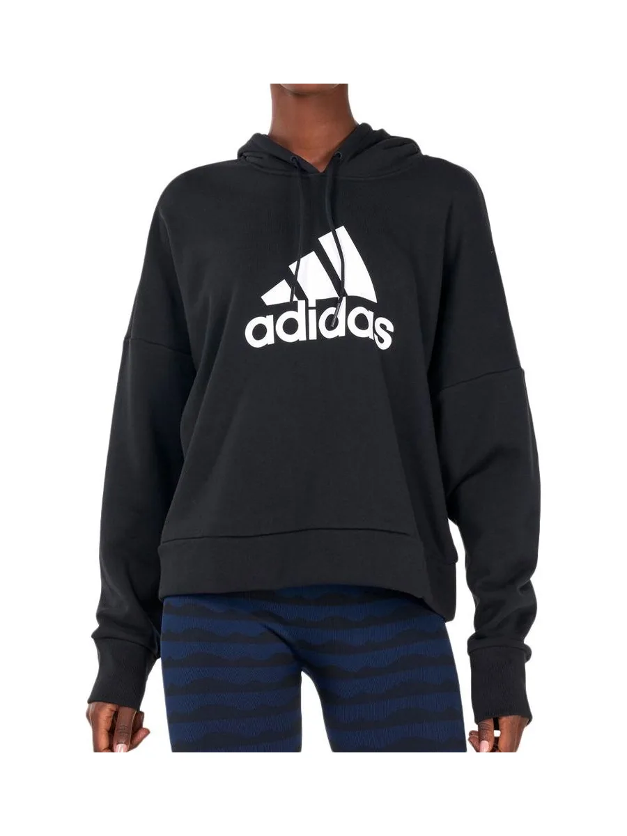 Sweat à Capuche Noir/Blanc Femme Adidas HI3673 2