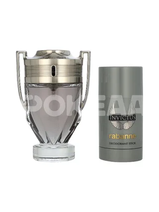 Paco Rabanne Invictus Giftset 175ml - Edt Spray 100ml/Deo Stick 75ml 2