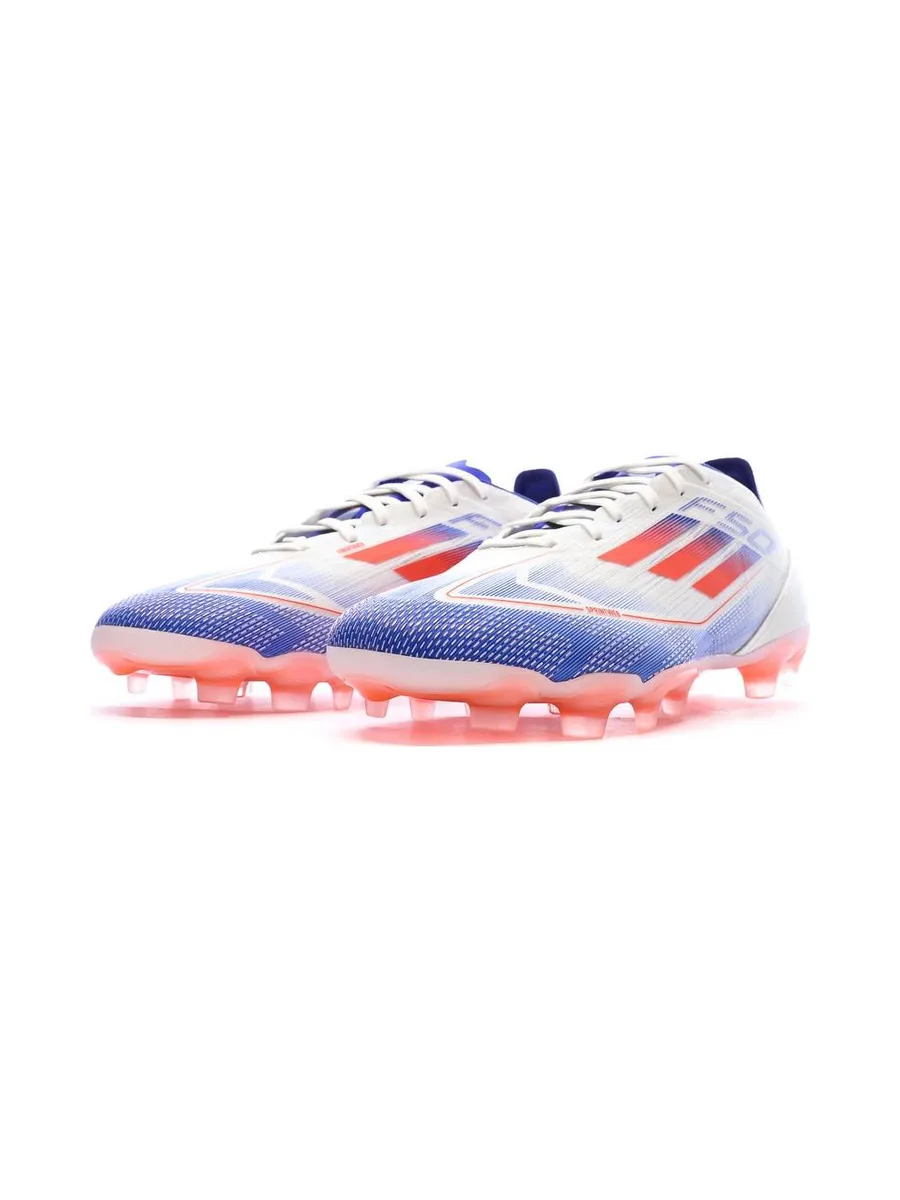 Chaussures de football Blanches/Bleu/Rouges Homme Adidas F50 Pro Mg 7