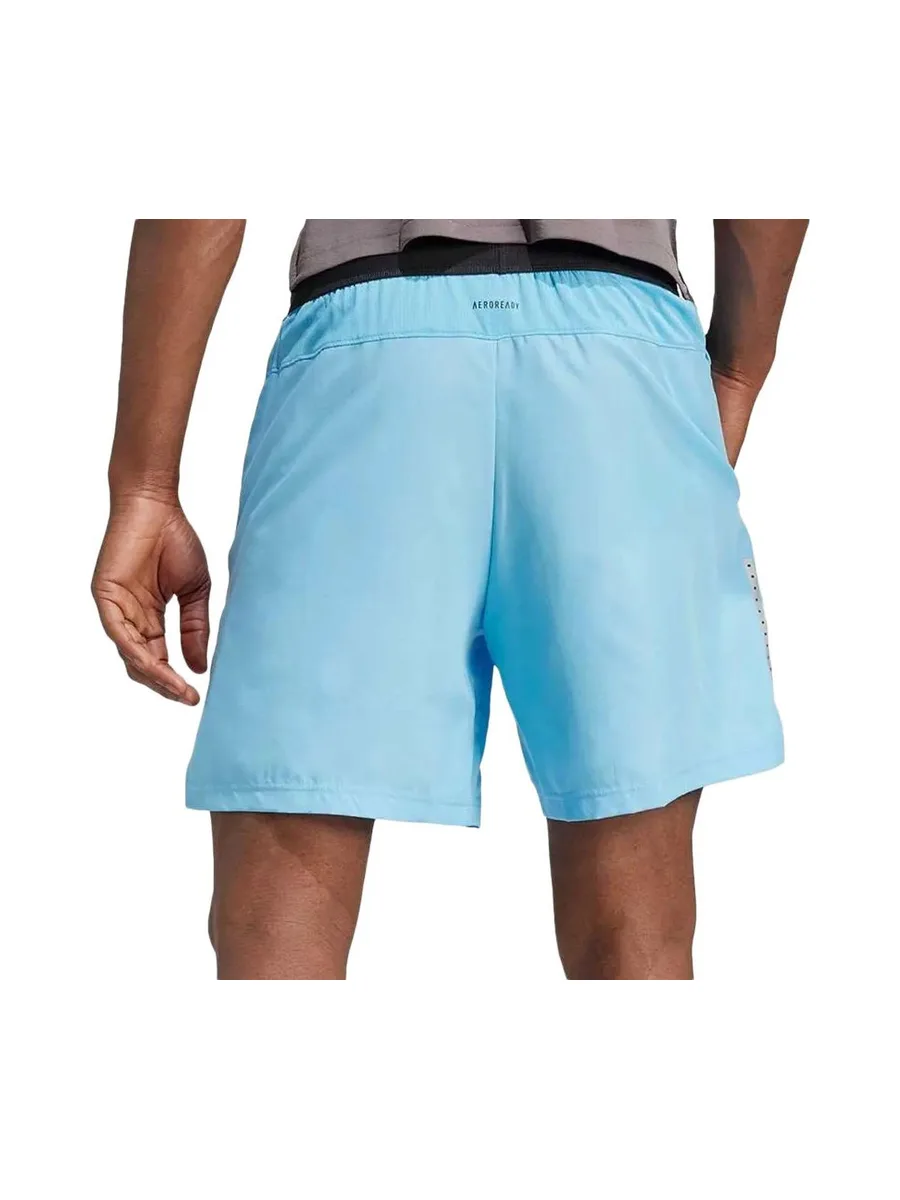 Short Bleu Homme Adidas IR5881 3