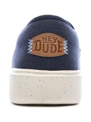 Chaussures Marine Homme Hey Dude 40726 Bone 3