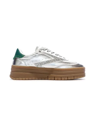 Baskets Argent /Vert Femme Teddy Smith Sneakers 120305 2