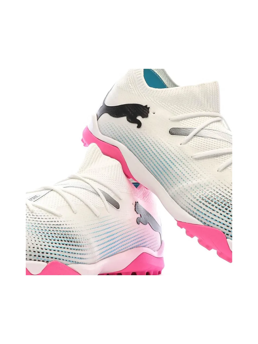 Chaussures de football Blanc/Rose Homme Puma Match Future 7 8
