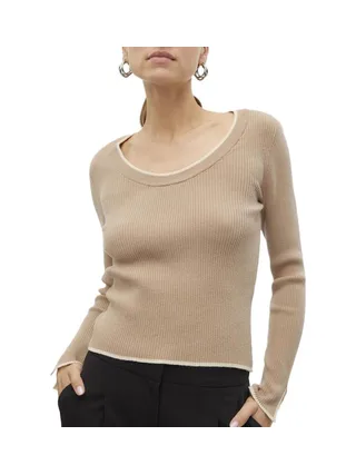 Pull Beige Femme Vero Moda Joan 1