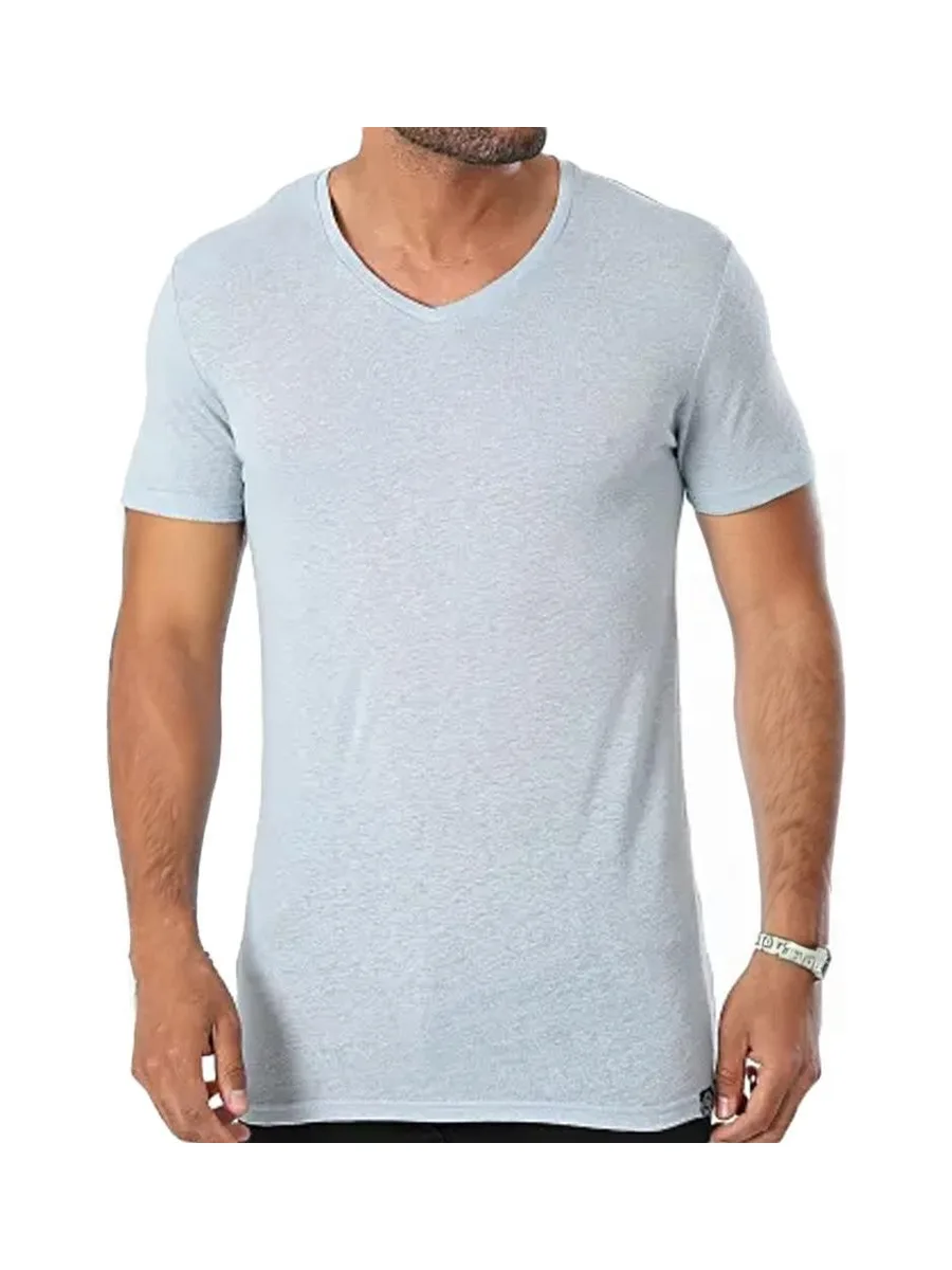 T-shirt Bleu Clair Homme Paname Brothers Tom 1