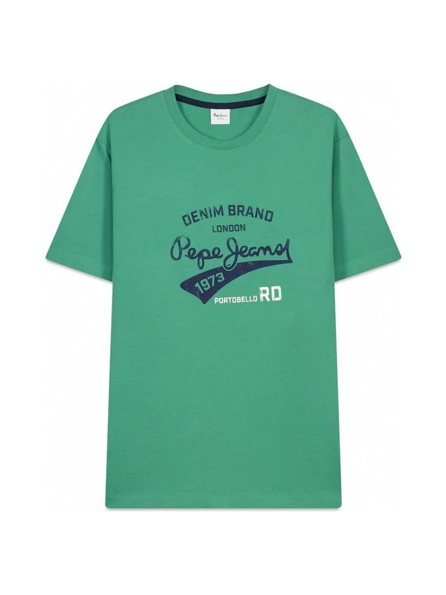 T-Shirt Vert Homme Pepe jeans Nd 2