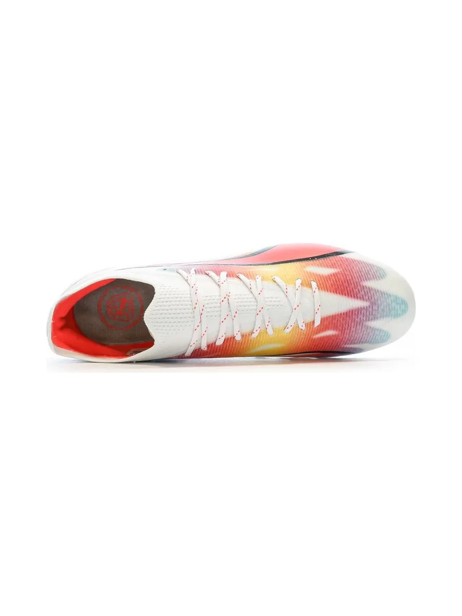 Chaussures de Football Blanches/Oranges Homme Puma Ultra Ultimate Fg/ag 5