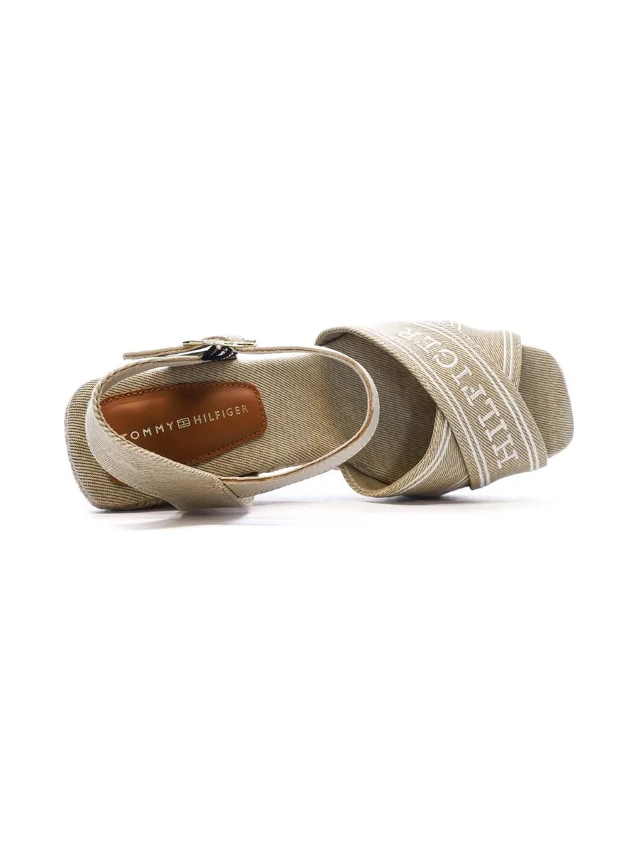 Sandales Compensées Beiges Femme Tommy Hilfiger FW0FW08668 5