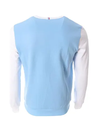 Sweat Blanc/Bleu Homme Le Coq Sportif Fanwear 2