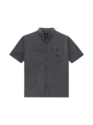 Chemise Grise Homme Converse Plaid 1