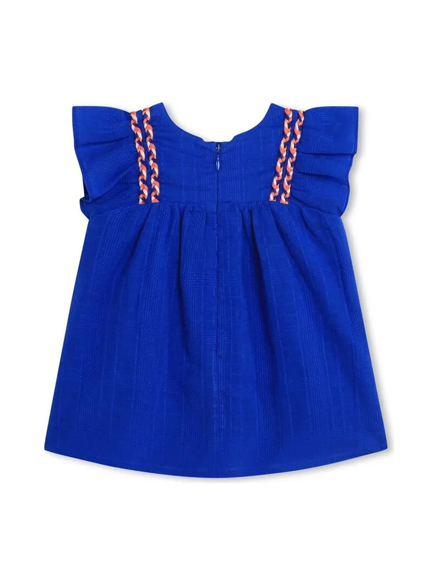 Robe Bleu Bébé Fille Carrément Beau Y30099 3