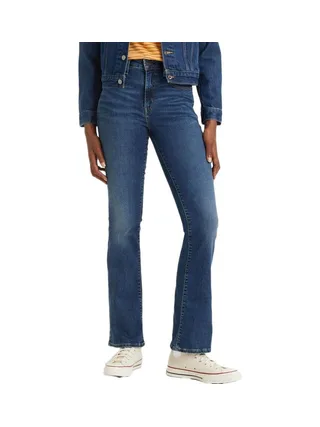 Jeans 725 Bleu Brut Femme Levi's Rise Bootcut Dark 1