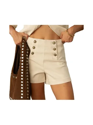 Short Beige Femme Oraije Victorinette 1