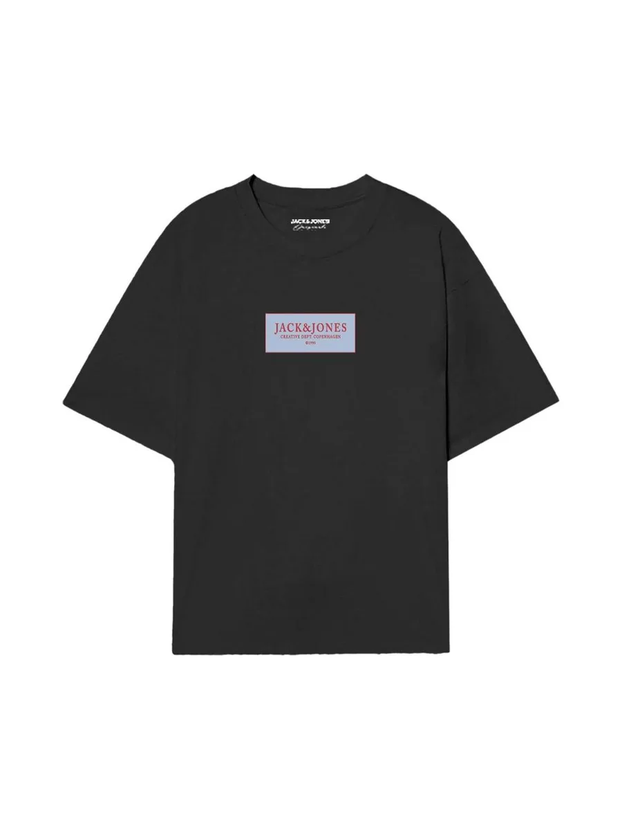 T-Shirt Noir Homme Jack & Jones Greene 2