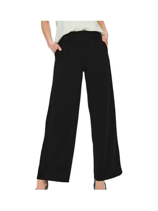 Pantalon Noir Ample Femme JDY Geggo 1