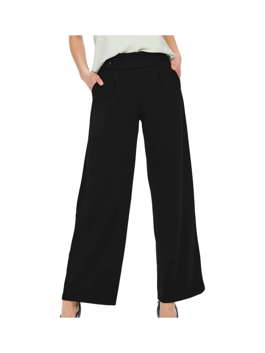 Pantalon Noir Ample Femme JDY Geggo 1