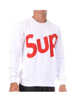 Sweat Blanc/Rouge Homme Supreme Grip Donald 1