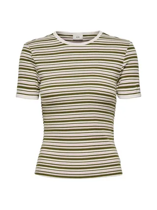 T-Shirt Marron/Beige/Rose Femme JDY Lada 2