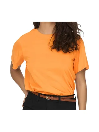 T-shirt Orange Femme JDY Pisa 1