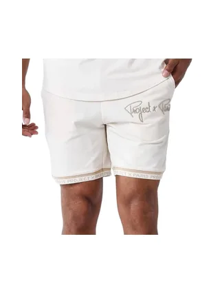 Short Blanc/Beige Homme Project X Paris WW 1