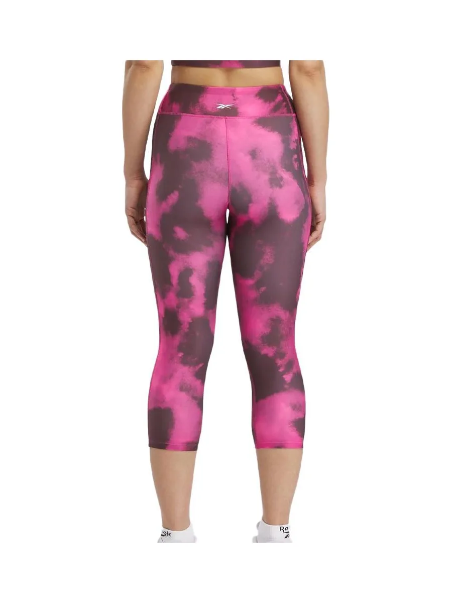Legging Rose/Mauve Femme Reebok Train 3