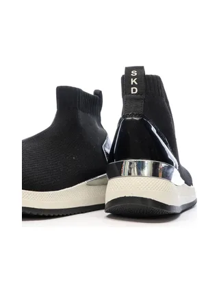 Baskets Noires Femme Eskandalo & Kaos Ankle 7