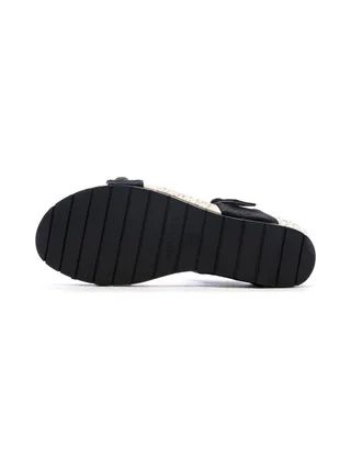 Sandales Noires Femme Chattawak Laspinas 5
