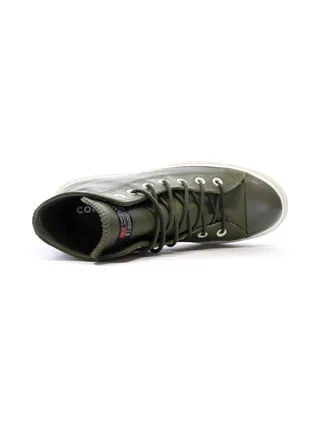 Baskets Kaki Femme Converse Chuck Taylor All Star Lugged Heel 4