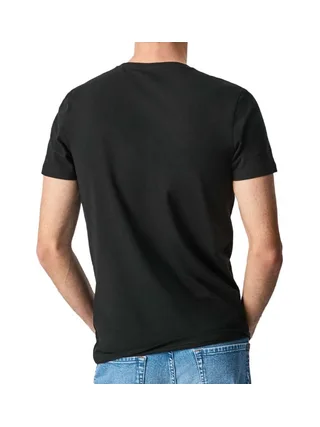 T-shirt Noir Homme Pepe Jeans Original Stretch N 2