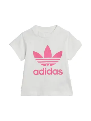 Ensemble Blanc/Rose Fille Adidas IR6865 2