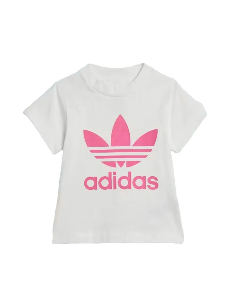 Ensemble Blanc/Rose Fille Adidas IR6865 3