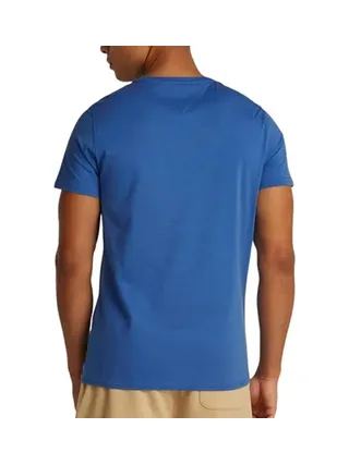 T-shirt Bleu Homme Tommy Hilfiger Tjm Xslim 2