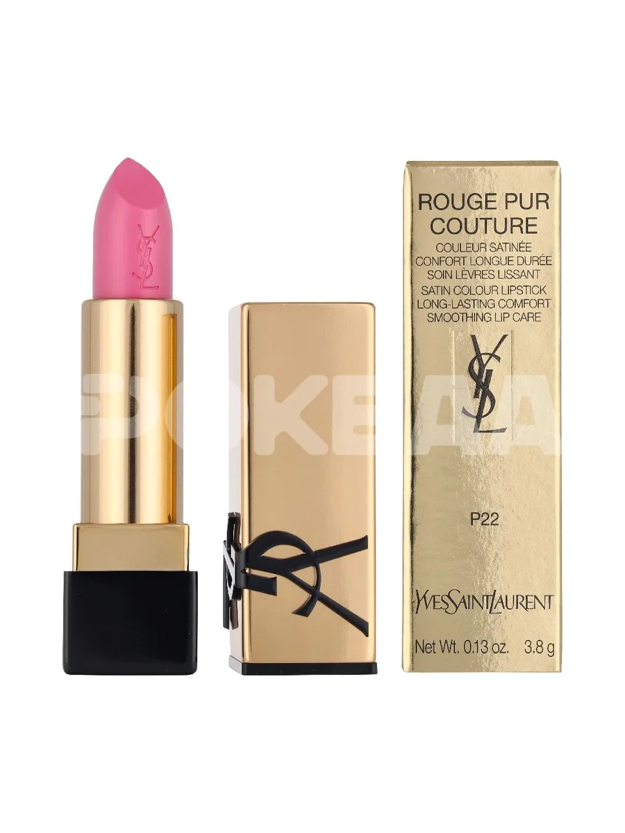 YSL Rouge Pur Couture Satiny Radiance Lipstick 3.8ml - P22 Rose Celebration 1
