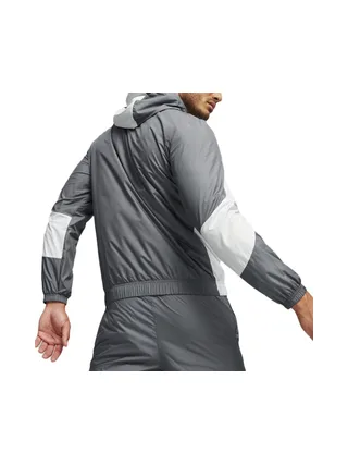 OM Veste De foot Gris/Blanc Homme Puma 2023/24 2