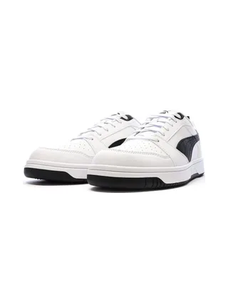 Baskets Blanc/Noir Femme Puma Rebound V6 Low 6