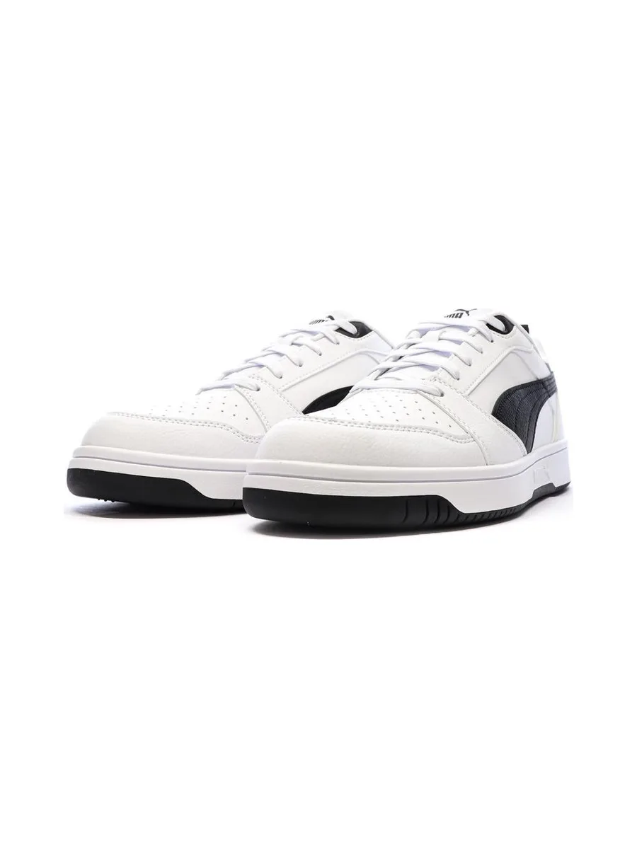 Baskets Blanc/Noir Femme Puma Rebound V6 Low 7