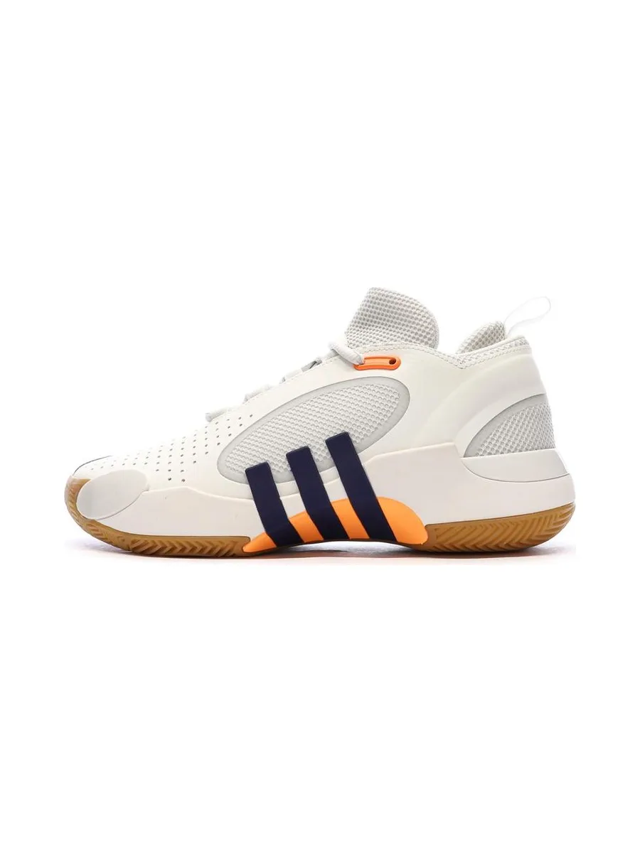 Chaussures de Basketball Blanches/Violettes Homme Adidas IE7799 2