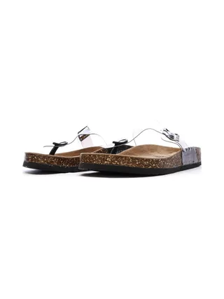 Sandales Transparente/Noir Femme Chattawak Summer 6