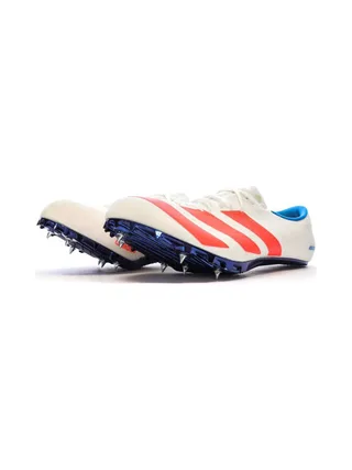 Chaussures d'athlétisme Bleu/Blanc/Rouges Homme Adidas Adizero Prime 5
