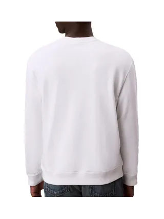 Sweat Blanc Homme Calvin Klein Jeans Terry 2