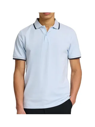 Polo Slim Bleu Homme Selected Atlas Sport 1