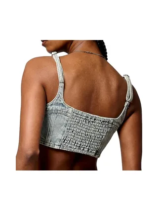 Top en jean Bleu Femme Kaporal Vif 2