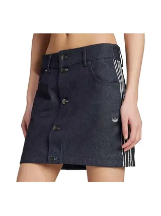 Jupe en Jean Bleu Brut Femme Adidas Skirt 1