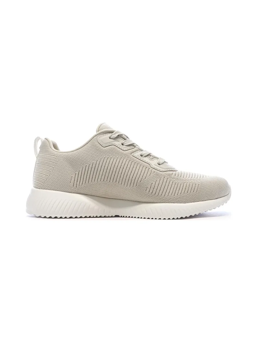 Baskets Beiges Femme Skechers Bobs Squad Tough Talk 2