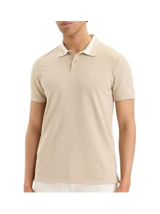 Polo Beige Homme Calvin Klein Jeans Casual Pique 1