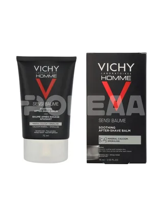 Vichy Homme Sensi Baume Soothing After Shave Balm 75ml - Sensitive Skin /  Alcohol Free 1