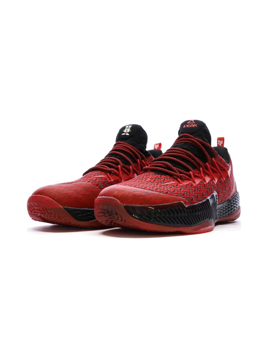 Chaussures de Basketball Rouge Homme Peak Lou Williams 2 4
